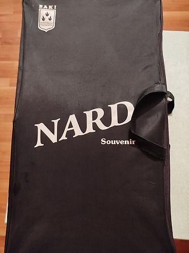 Nərdlər: Nard (backgammon) dəsti – “Bakı” loqolu suvenir model - Portativ — 1