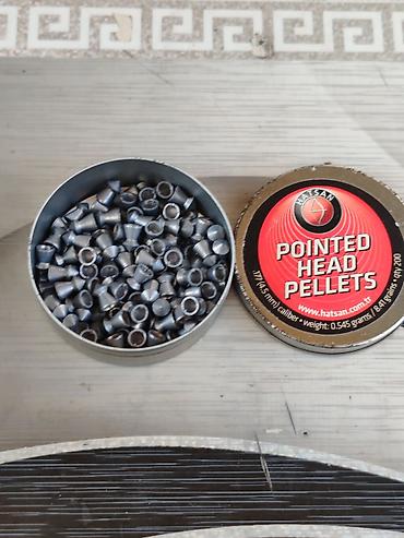 pellet: Hatsan Pointed Head Pellets – pnevmatik tüfəng və tapançalar üçün — 1