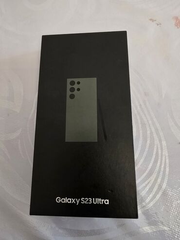 samsung s23 ultra satilir: Samsung Galaxy S23 Ultra, 256 GB, rəng - Yaşıl, Barmaq izi, Simsiz şarj, İki sim kartlı