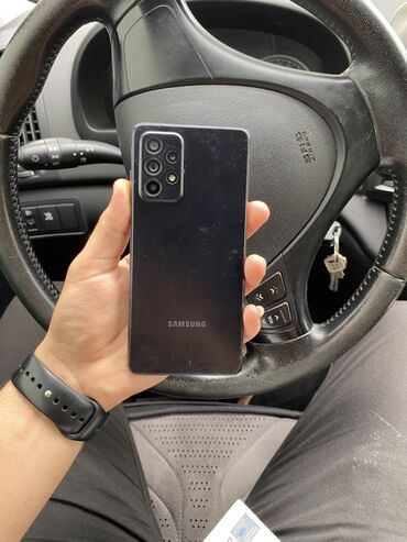Samsung Galaxy A52, 256 GB, rəng - Qara, Barmaq izi, Face ID, Sensor