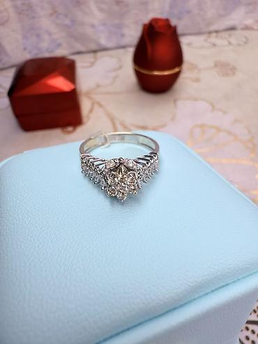 karat brilliant: Nişan, Üzük, Ağ qızıl, 750 Əyar, Brilyant, 0.26-0.50 Karat — 5