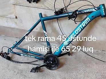 Велозапчасти: Velostrim dağ velosipedi üçün 29” rama və komplekt hissələr - — 1