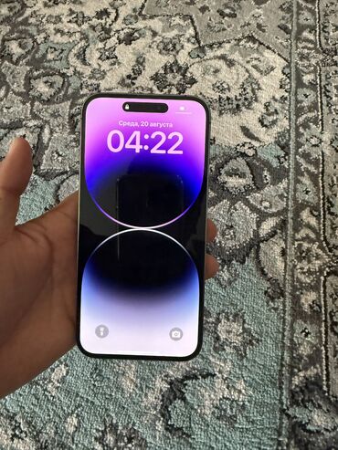 рэдми 9: IPhone 14 Pro Max, Колдонулган, 1 ТБ, Deep Purple, Заряддоочу түзүлүш, Каптама, 92 %