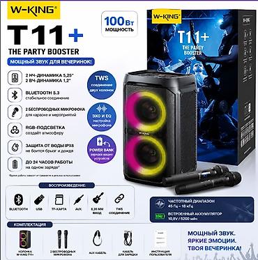 Аудиотехника: Портативная колонка W-KING T11+ The Party Booster Ключевые — 1