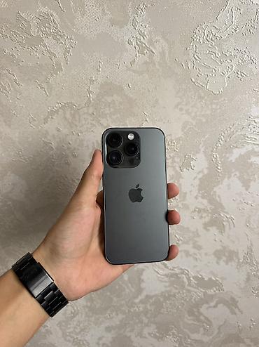 IPhone 14 Pro, Б/у, 256 ГБ, Черный, 100 %