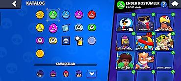 Butslar: Brawl Stars oyunu üçün inkişaf etmiş oyun hesabı - Kupa sayı: 57,198 — 5