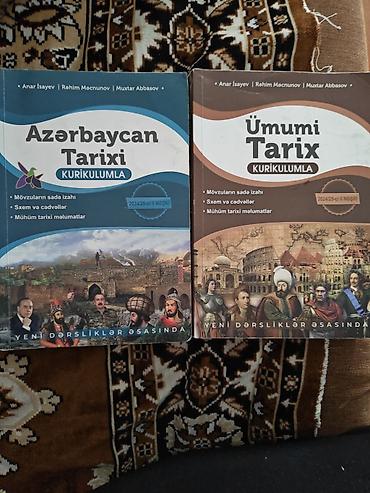 Azərbaycan dili ilə hazırlanmış iki tarix vəsaiti dəsti: -