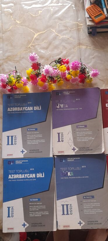 Velosiped ehtiyyat hissələri: Məhsul: DİM “Test Toplusu” kitabları dəsti Tərkib: - Azərbaycan dili