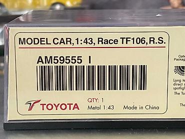 Avtomobil modelləri: Коллекционная модель Panasonic Toyota Racing TF106 Showcar 2006 Pilot — 5