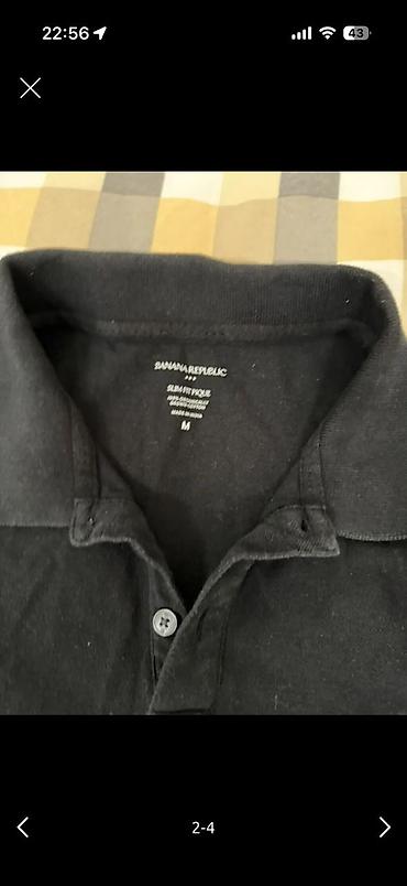 pull and: Полуфутболка-поло Banana Republic - Модель: Slim Fit Pique - Размер — 2