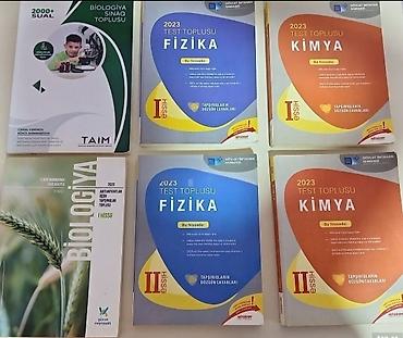 Тесты: TƏCİLİ SATILIR: 2023 Fizika və Kimya I və II hissə test topluları — 1