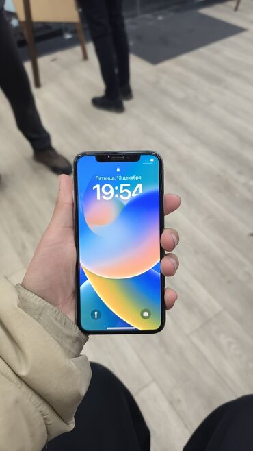 обмен телефон на айфон: IPhone X, Скидка 30%, Б/у, 256 ГБ, Белый, 100 %