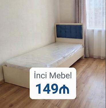 Yeni, Təknəfərlik çarpayı, Bazasız, Matras ilə, Siyirməsiz, Azərbaycan