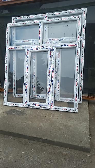 Plastik qapılar: PVC qapı və pəncərələr - Material: PVC profil (üzərində qoruyucu — 2