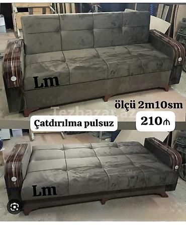 Rahat açılıb-bağlanan divan-transformer - Ölçü: 2 m 10 sm - Rəng