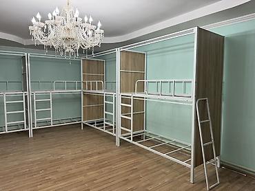 Мебель: Металлические модульные двухъярусные кровати с перегородками — 1
