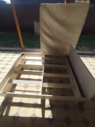 купить бу кровать с матрасом: Двуспальная кровать, Б/у, С матрасом, длина - 140 см