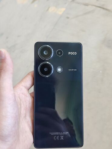 поко: Poco M6 Pro 4G, 256 GB, rəng - Qara, Barmaq izi