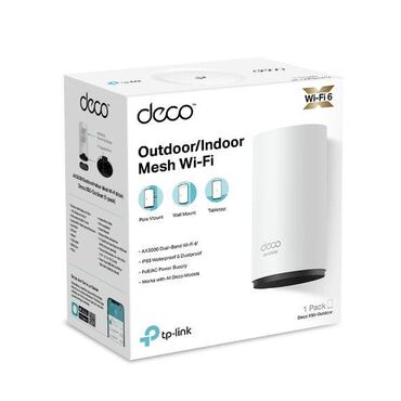 wi fi guclendirici: TP-Link - Deco X50 -Outdoor (1-pack) (AX3000 Outdoor/Indoor Mesh