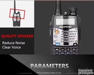 Lov i ribolov: Baofeng UV 5RA Radio stanica Motorola GARANCIJA 2 GODINE — 3