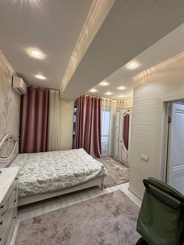 ош юго восток квартира: 2 комнаты, 64 м², Элитка, 7 этаж, Евроремонт