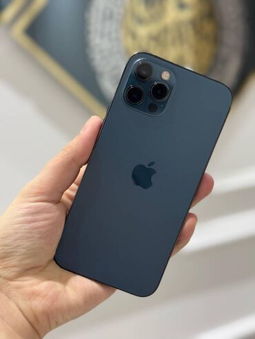 Apple iPhone: IPhone 12 Pro, 256 GB, Blue Titanium, Simsiz şarj, Face ID