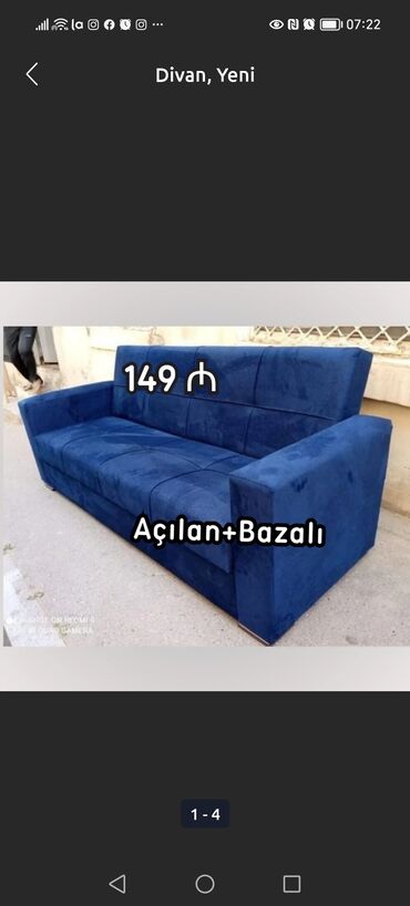 Divanlar: Divan, Yeni, Açılan, Bazalı, Parça, Ödənişli çatdırılma — 15