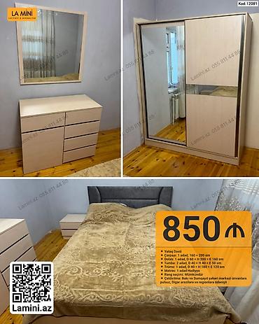 Ev və bağ: Yataq Dəsti – La Mini (Kod: 12081) Komplektin tərkibi və ölçülər: - — 1