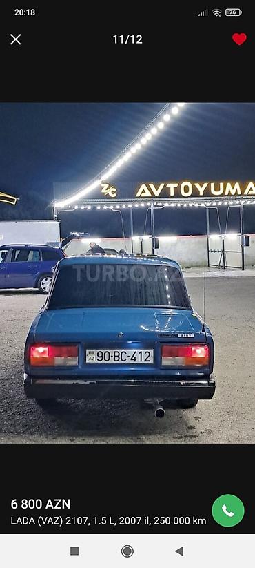 2107 baqaj: VAZ (LADA) 2107: 1.5 l | 2007 il 250000 km Sedan — 3