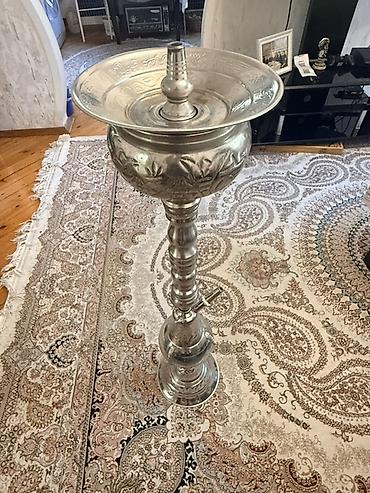 xonça şəkli çəkmək: Böyük ölçülü, dekorativ metal samovar-nərgile (şişə hissəsiz). - — 3