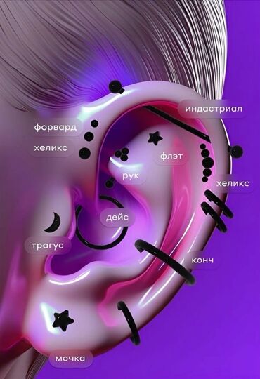 Тату, пирсинг: Пирсинг, прокалывание | Консультация, С выездом на дом