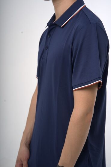 стильная мужская одежда оптом: Футболка L (EU 40), XL (EU 42), 2XL (EU 44), цвет - Синий