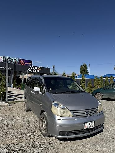 авто в такси: Nissan Serena: 2002 г., 2.4 л, Автомат, Бензин, Минивэн — 2