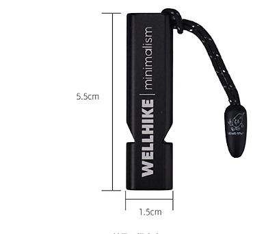 свисток: Алюминиевый свисток WELLHIKE minimalism - Компактный EDC‑аксессуар — 1