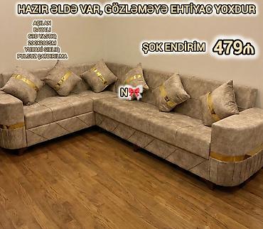 diklər: Künc divan, Qonaq otağı üçün, Parça, Bazalı, Açılan, Kitab — 1