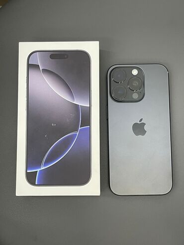 прозрачный чехол на айфон 7 плюс: IPhone 16 Pro, Колдонулган, 256 ГБ, Black Titanium, Кабель, Куту, 100 %