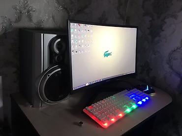 mac m3 pro: Игровой ПК с монитором - Монитор Samsung 27" изогнутый (Curved) - — 4