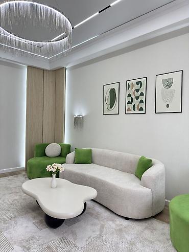 royal construction: 3 комнаты, 77 м², Асанбай мкр Элитка, 11 этаж, Дизайнерский ремонт — 7