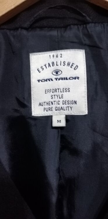 tom tailor ženske jakne: Tom Tailor, M (EU 38), Jednobojni, Sa postavom