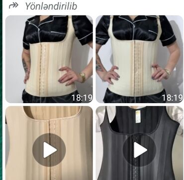 женские трусики из бамбукового волокна: Qadınlar üçün bel formalaşdıran korset - Model: ön hissədə 3 sıralı