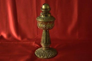 ugaona garnitura u p: STARA MESINGANA LAMPA AGAD | Stara mesingana lampa nemačke firme — 2