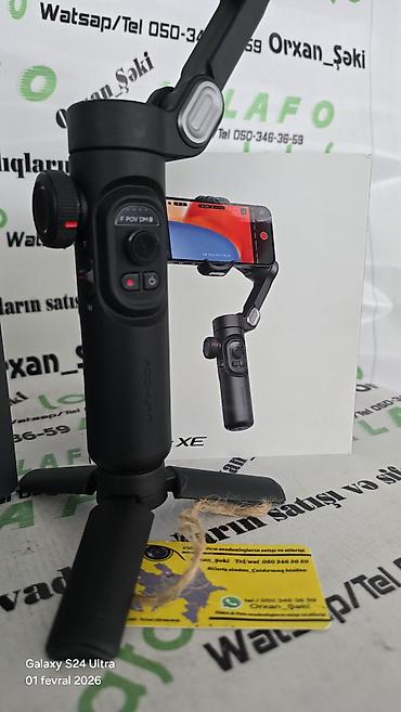 Telefon üçün stabilizatorlar: Aochuan Smart XE – 3 oxlu smartfon stabillayzer. məhsul yenidir — 8