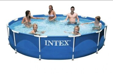 шапочки для бассейна: Бассейн каркасный INTEX 28210 - это идеальный выбор для вашего летнего