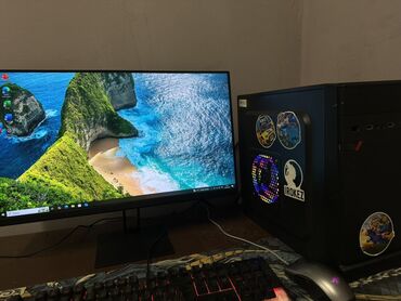 мониторы в рассрочку: Компьютер, ядер - 4, ОЗУ 16 ГБ, Игровой, Б/у, Intel Core i7, SSD