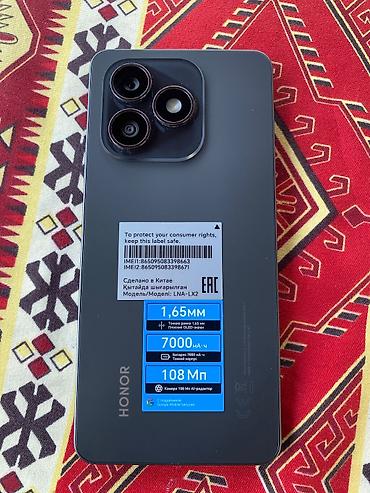 gunes paneli kamera sistemi: Honor X8 5G, 128 GB, rəng - Boz, Zəmanət, Sensor, Barmaq izi — 6