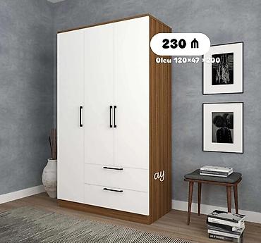 Dolablar: Yeni, 3 qapılı, Siyirməli, Açılan, Düz dolab — 1