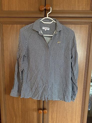 polo assn: U.S. Polo Assn. qadın köynəyi - Model: uzunqollu, düyməli köynək - — 2