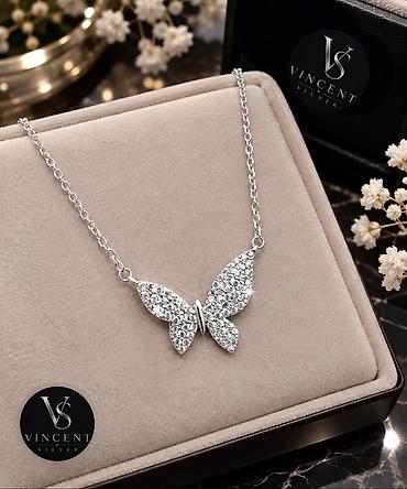 Бижутерия: 💎 925 əyyar gümüş boyunbağı ✨ Vincent Silver Zərifliyinizi tamamlayan — 7
