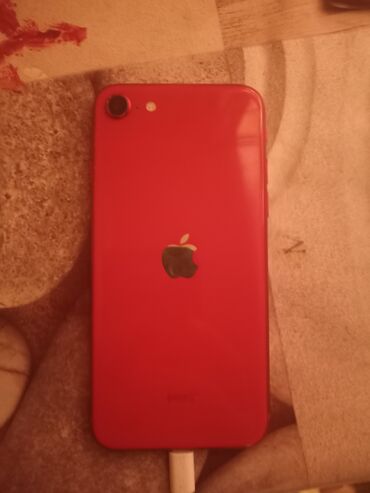iphone x рассрочка: IPhone SE, Б/у, 64 ГБ, Красный