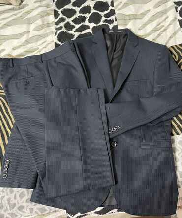 брендовая мужская одежда бишкек: Костюм 2XL (EU 44), цвет - Синий